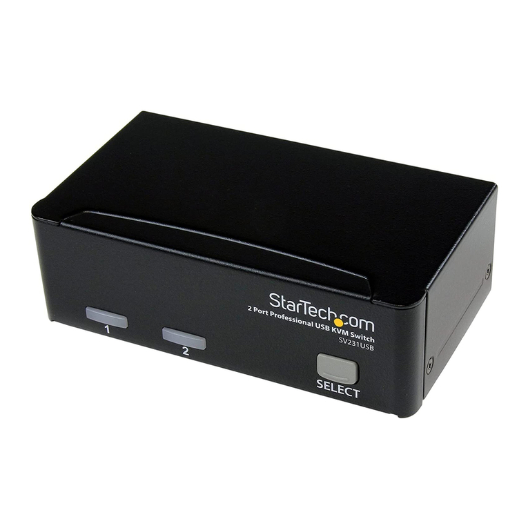 StarTech.com StarView SV231 Manuel utilisateur