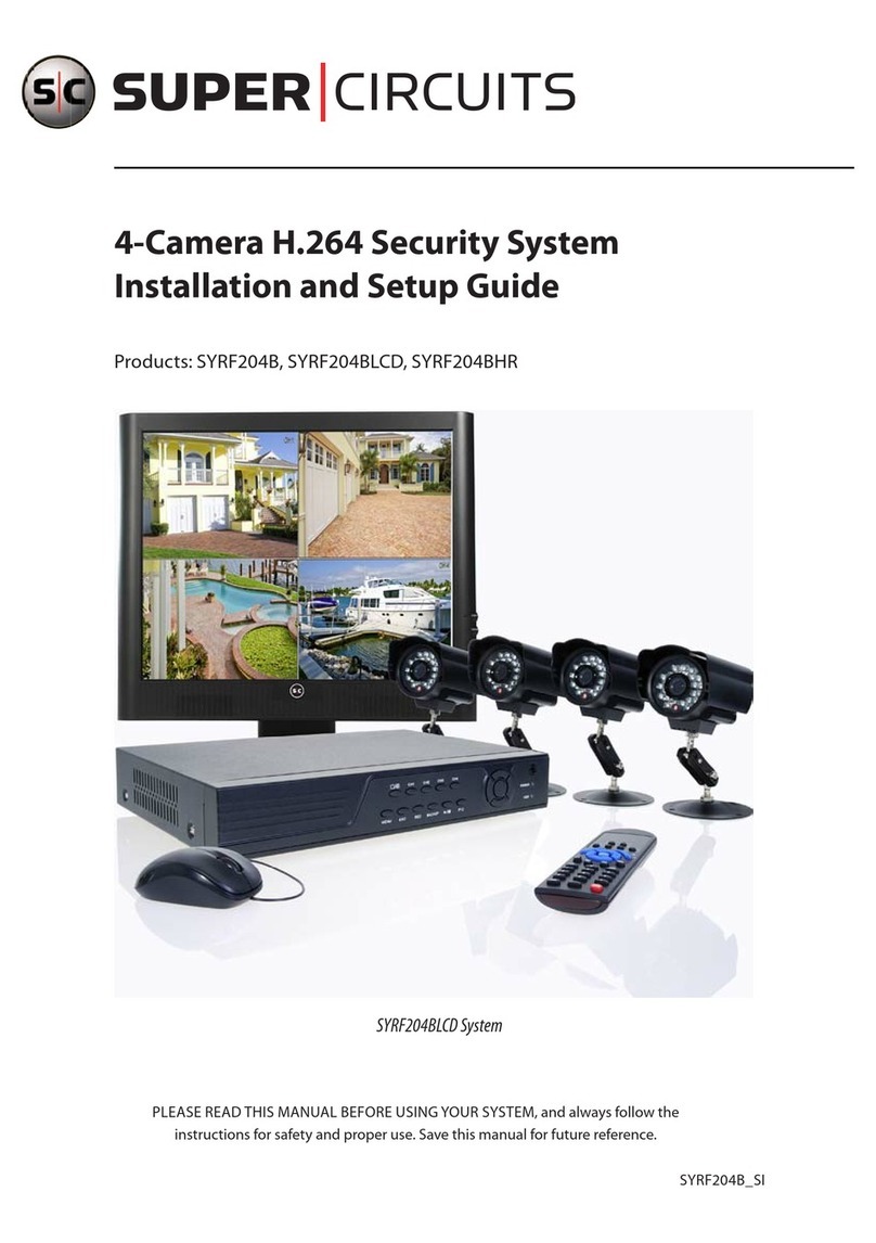 Super Circuits SYRF204B Instructions de montage