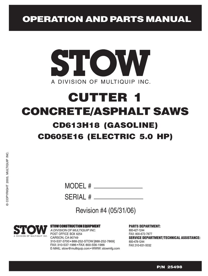 Stow CD613H18 Mode d’emploi