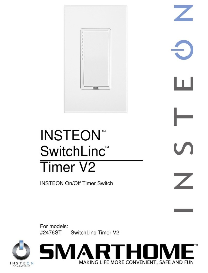 smart home SwitchLinc Timer V2 Manuel utilisateur
