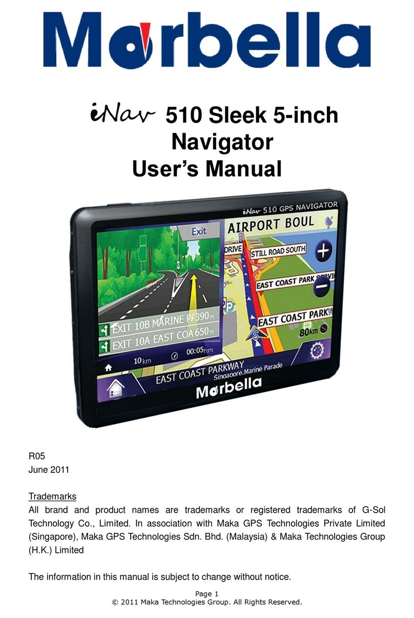 Morbella 510 Manuel utilisateur Morbella 510 Manuel utilisateur