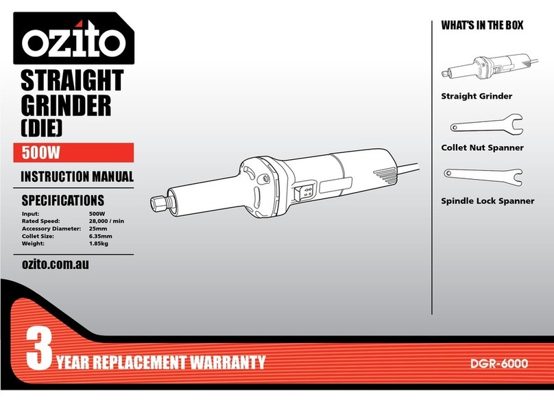 Ozito DGR-6000 Manuel utilisateur