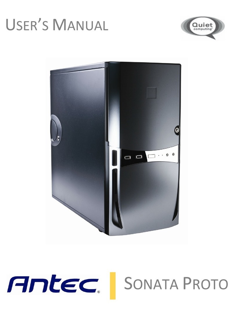 Antec Sonata Proto Manuel utilisateur