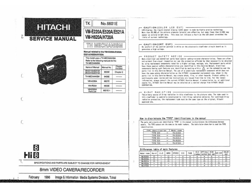 Hitachi VMH-620A - Camcorder Manuel utilisateur