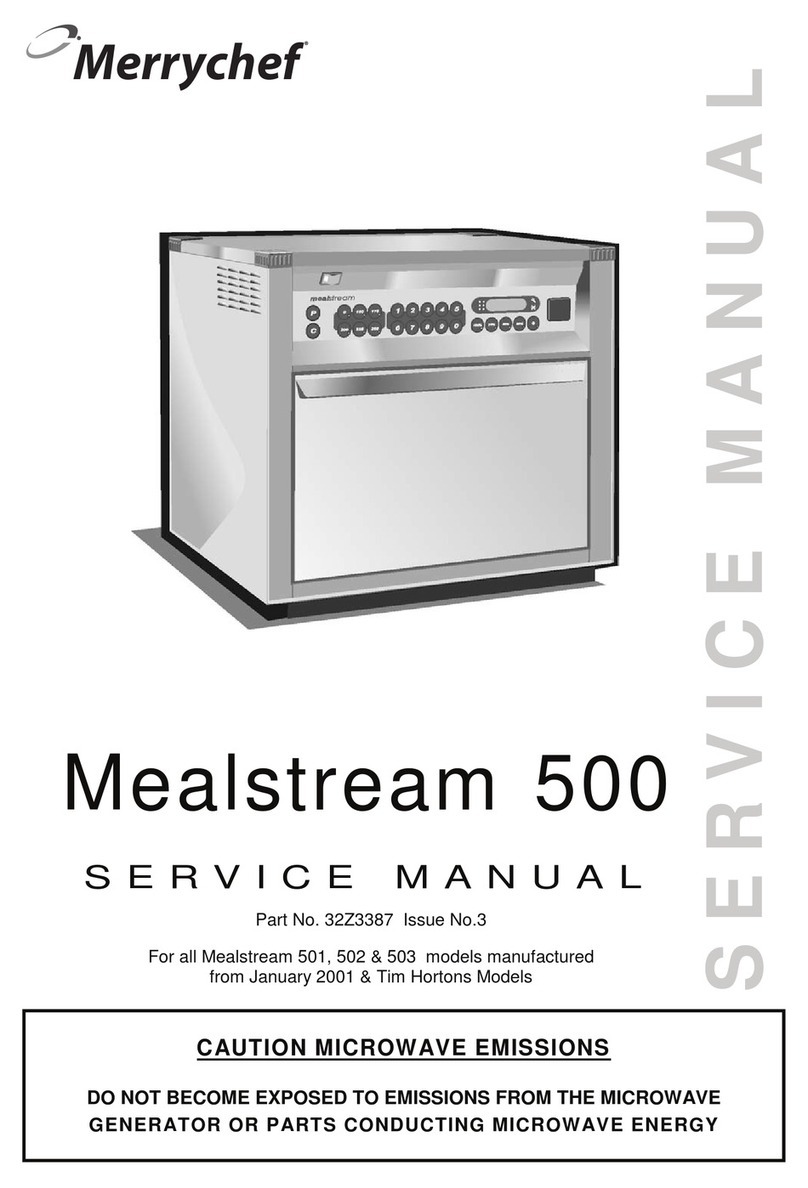 Merrychef Mealstream 500 Manuel utilisateur Merrychef Mealstream 500 Manuel utilisateur