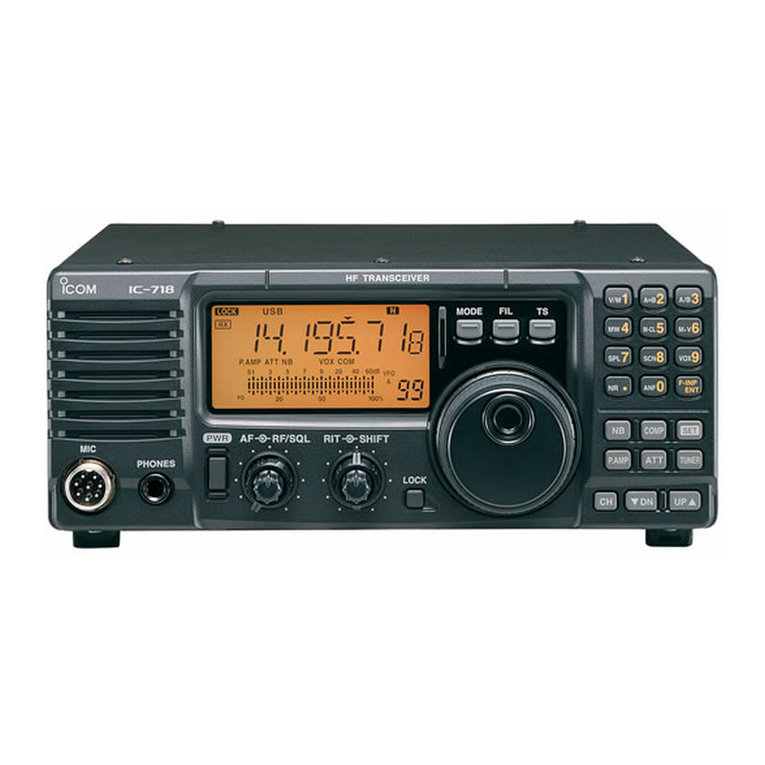Icom IC-718 Manuel utilisateur
