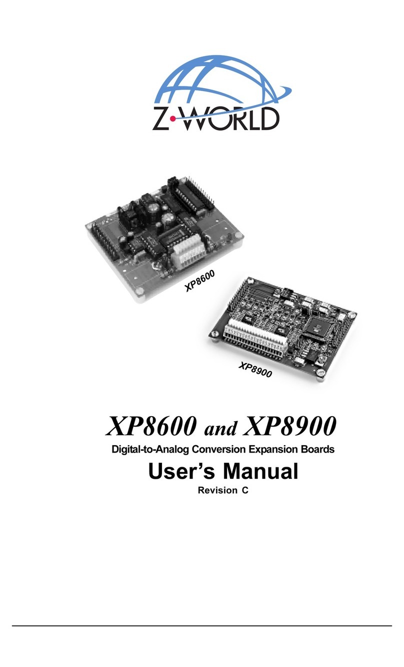Z-World XP8600 Manuel utilisateur