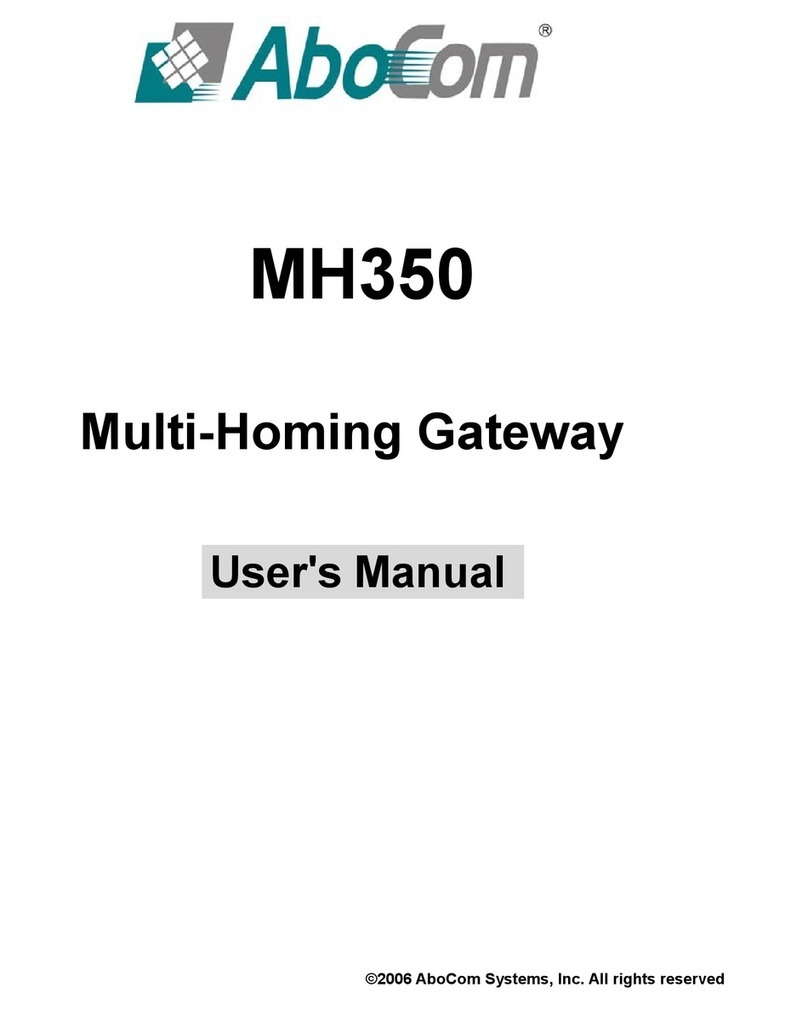 Abocom MH350 Manuel utilisateur