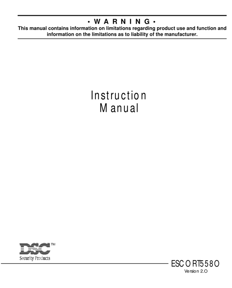 DSC ESCORT558O Manuel utilisateur
