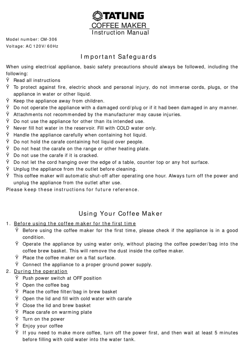 Tatung CM-306 Manuel utilisateur