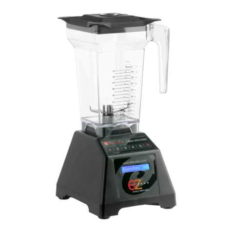 Blendtec ez Blender Manuel utilisateur Blendtec ez Blender Manuel utilisateur