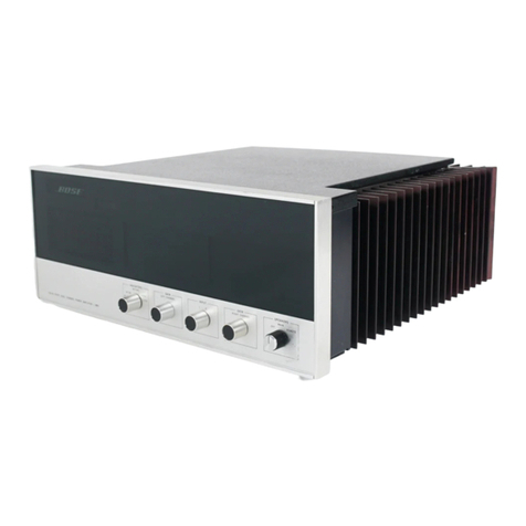 Bose 1801 Manuel utilisateur