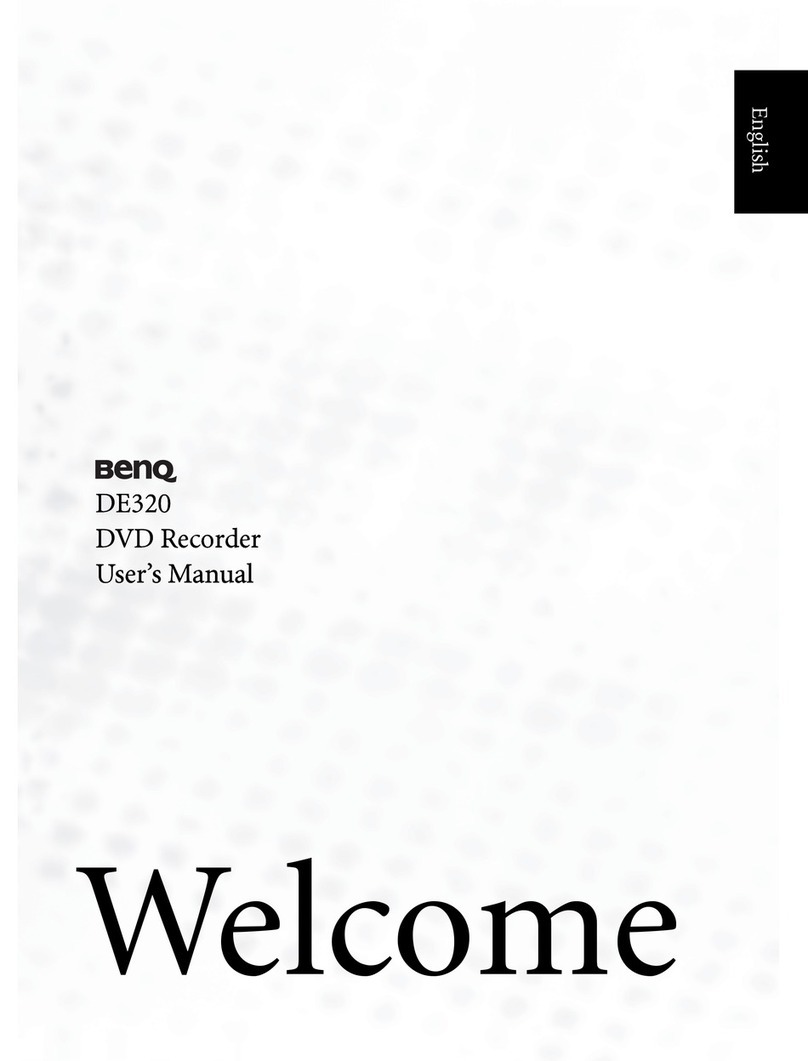 BenQ DE320 Manuel utilisateur