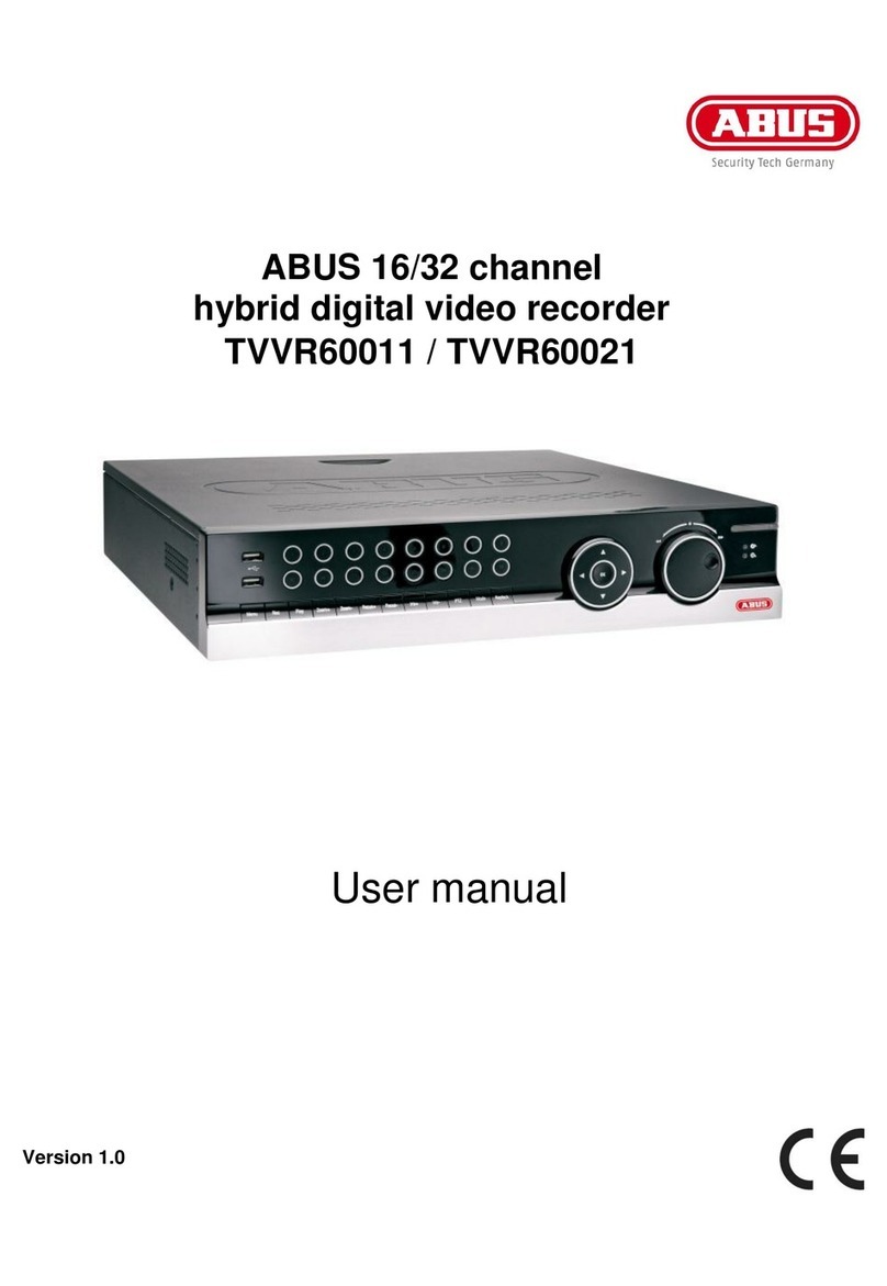 Abus TVVR60011 Manuel utilisateur