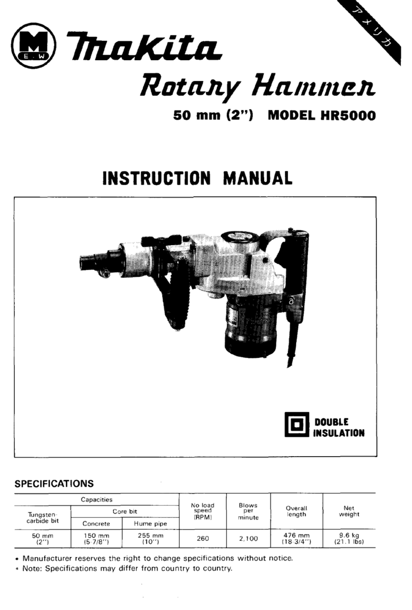 Makita HR5000 Manuel utilisateur