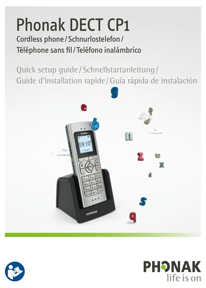 Phonak CP1 Manuel utilisateur