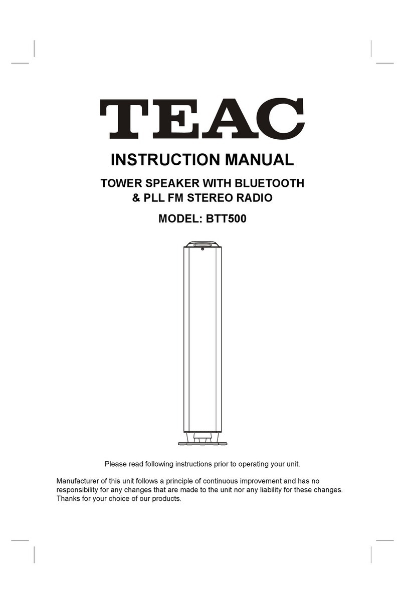 Teac BTT500 Manuel utilisateur