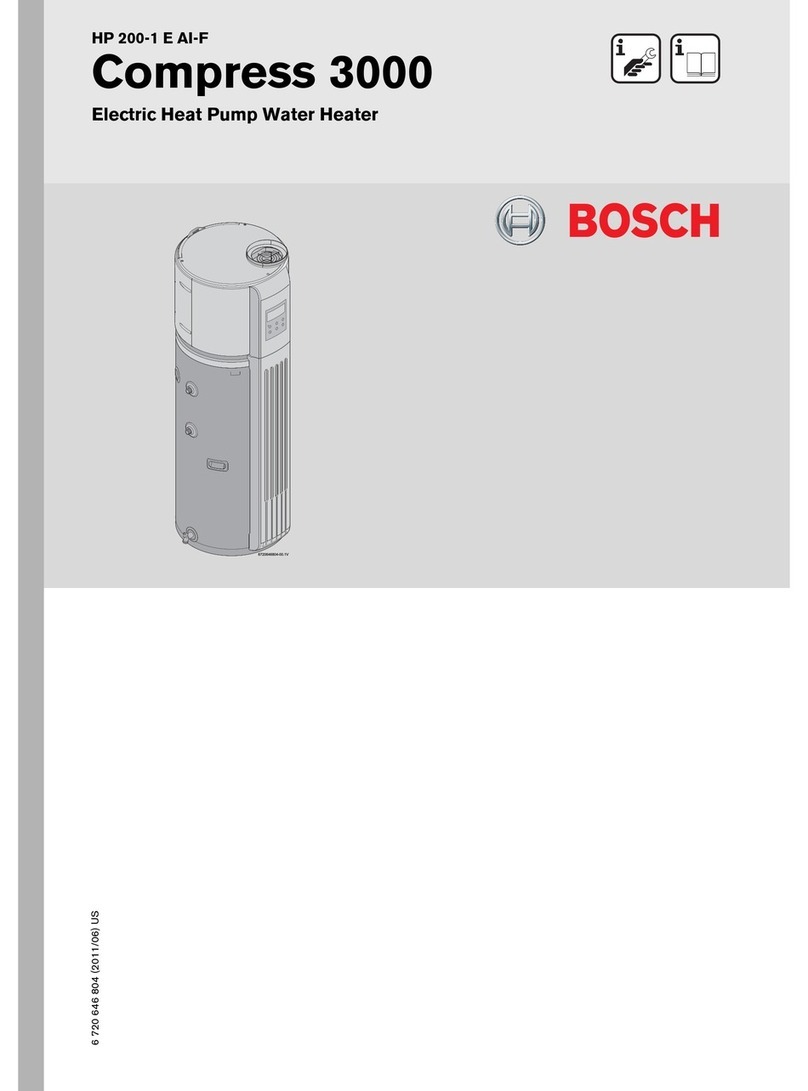 Bosch Compress 3000 Manuel utilisateur