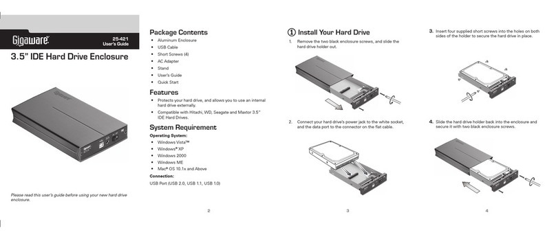 Gigaware 25-421 Manuel utilisateur Gigaware 25-421 Manuel utilisateur