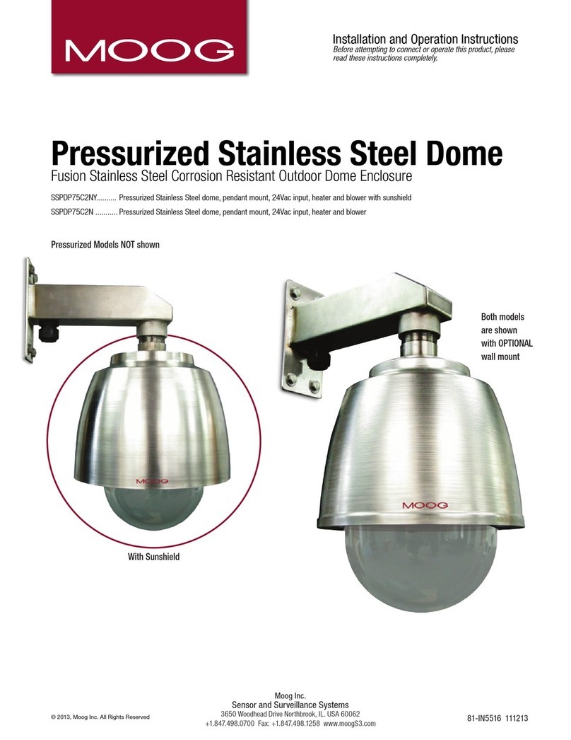 Moog SSPDP75C2NY Manuel utilisateur