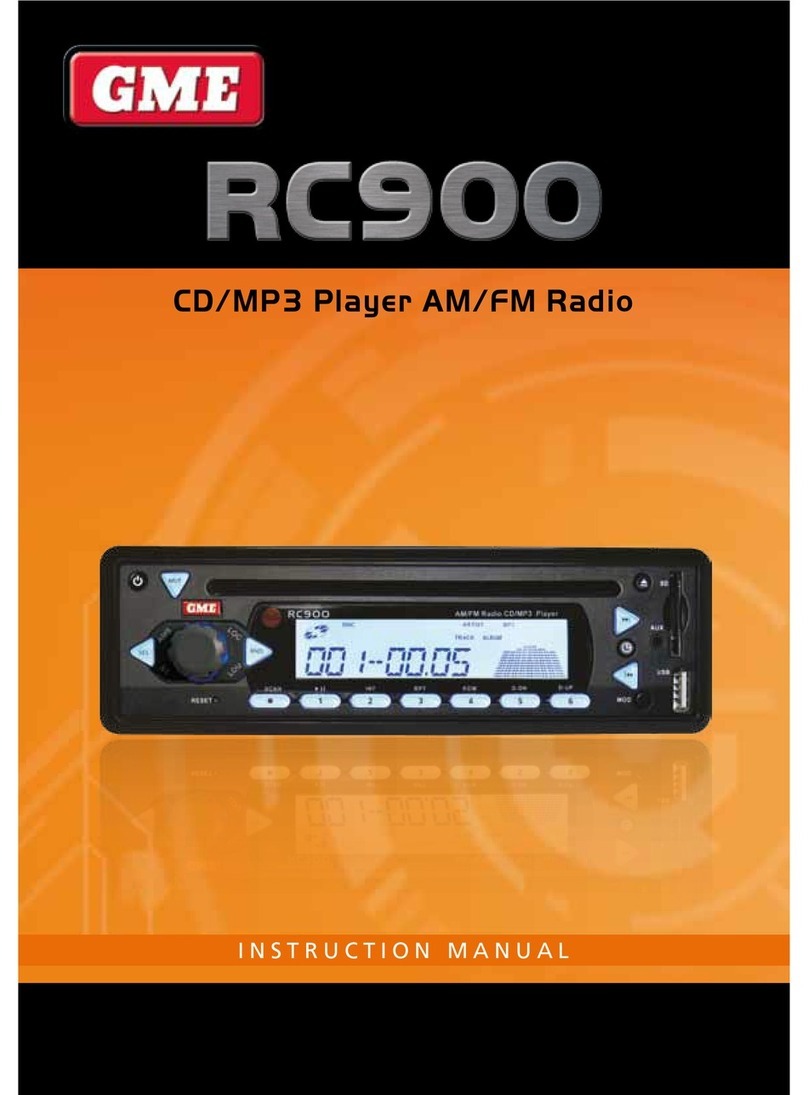 GME RC900 Manuel utilisateur