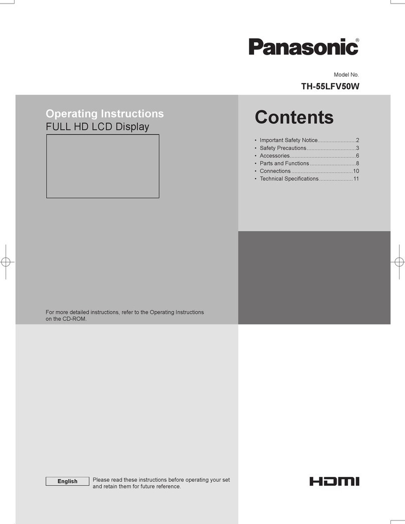 Panasonic TH-55LFV50W Manuel utilisateur