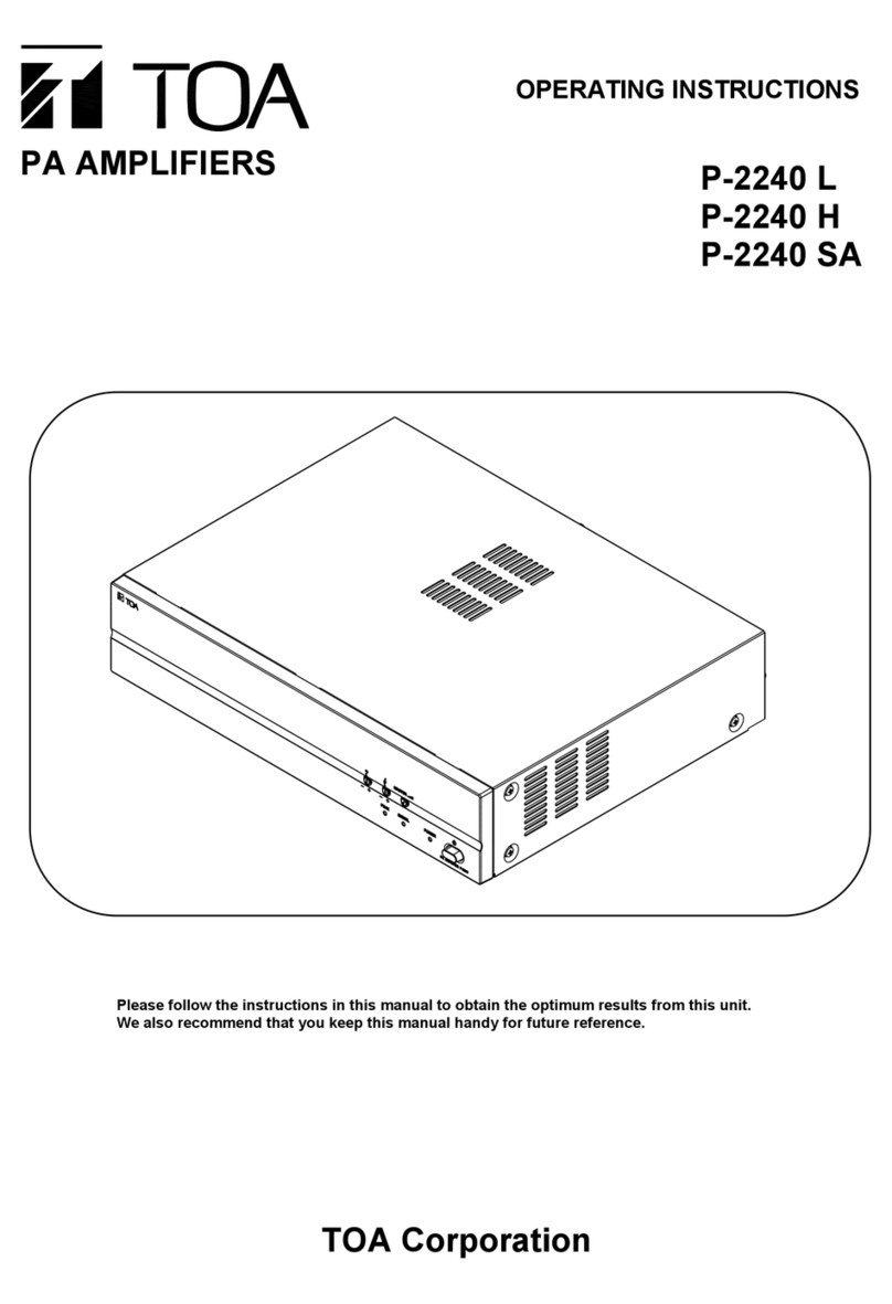 Toa P-2240L Manuel utilisateur