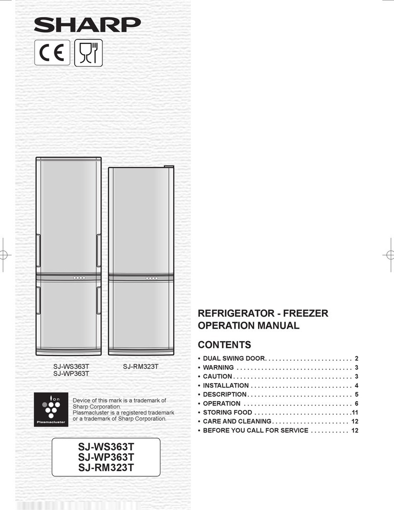 Sharp SJ-WS363T Manuel utilisateur