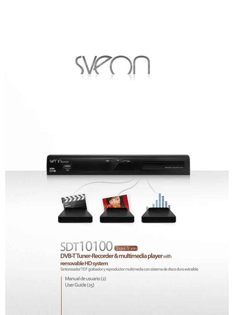Sveon SDT10100 Manuel utilisateur