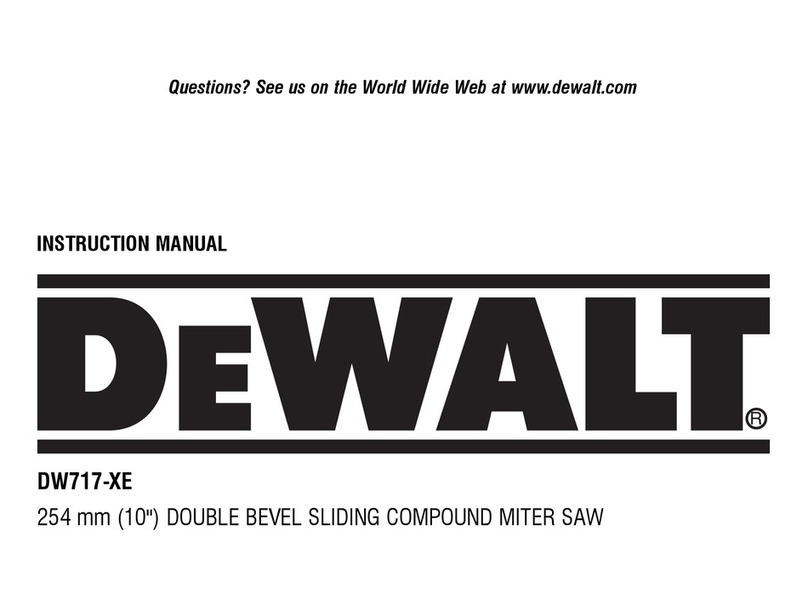 DeWalt DW717-XE Manuel utilisateur