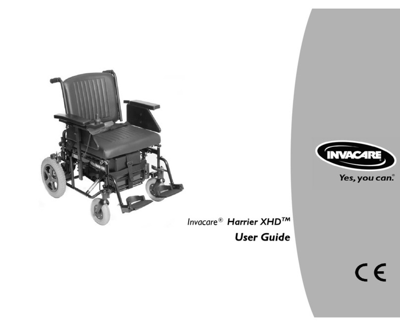 Invacare Harrier XHD Manuel utilisateur