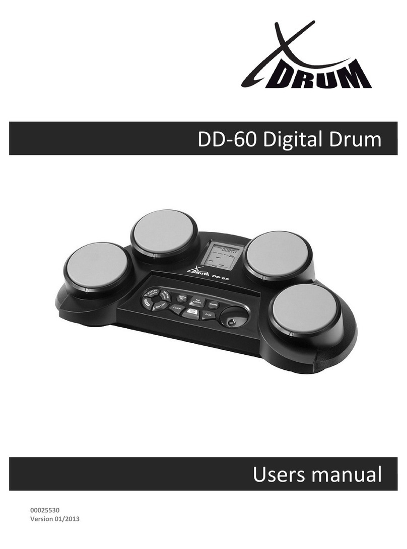 XDrum DD-60 Manuel utilisateur