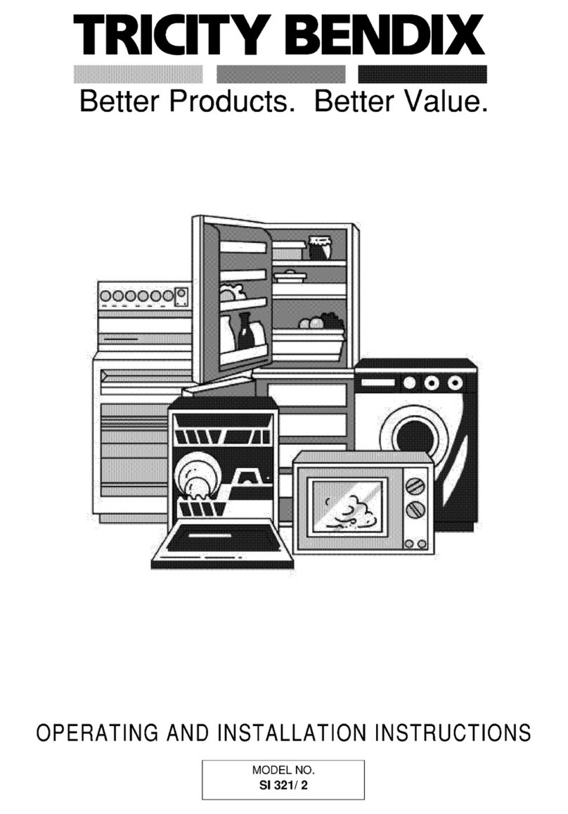 Tricity Bendix SI 321/2 Manuel utilisateur