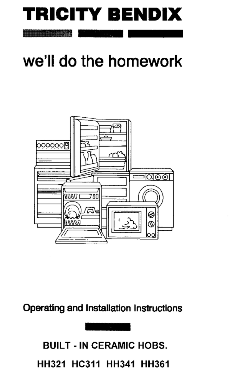 Tricity Bendix HH321 Manuel utilisateur