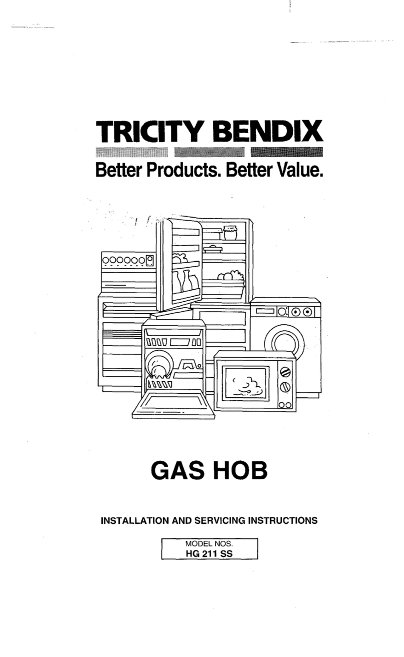 Tricity Bendix HG 211 SS Manuel utilisateur Tricity Bendix HG 211 SS Manuel utilisateur