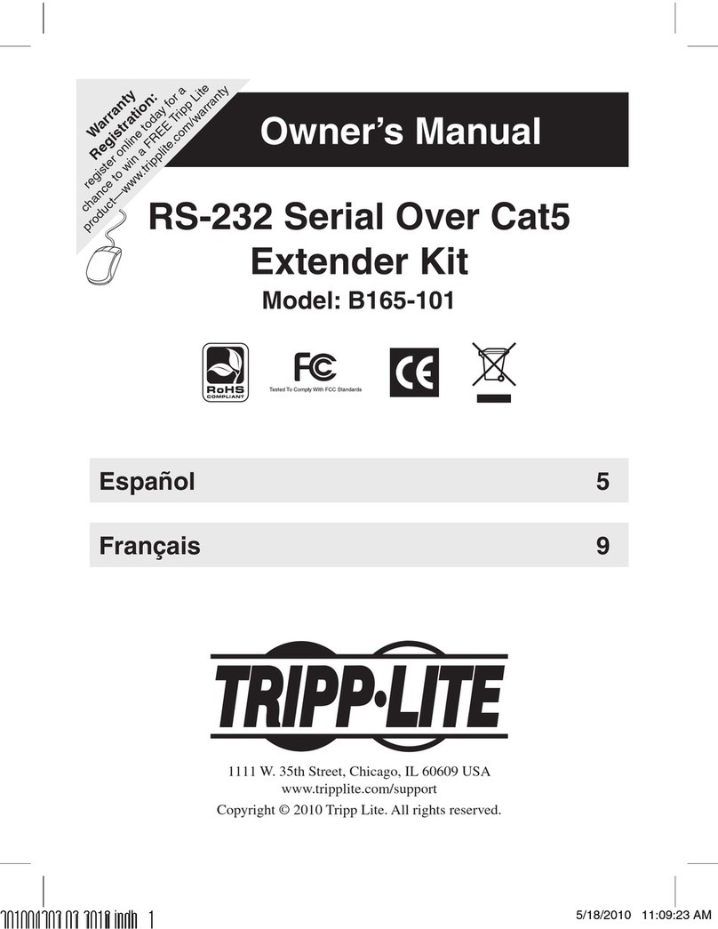 Tripp Lite B165-101 Manuel utilisateur