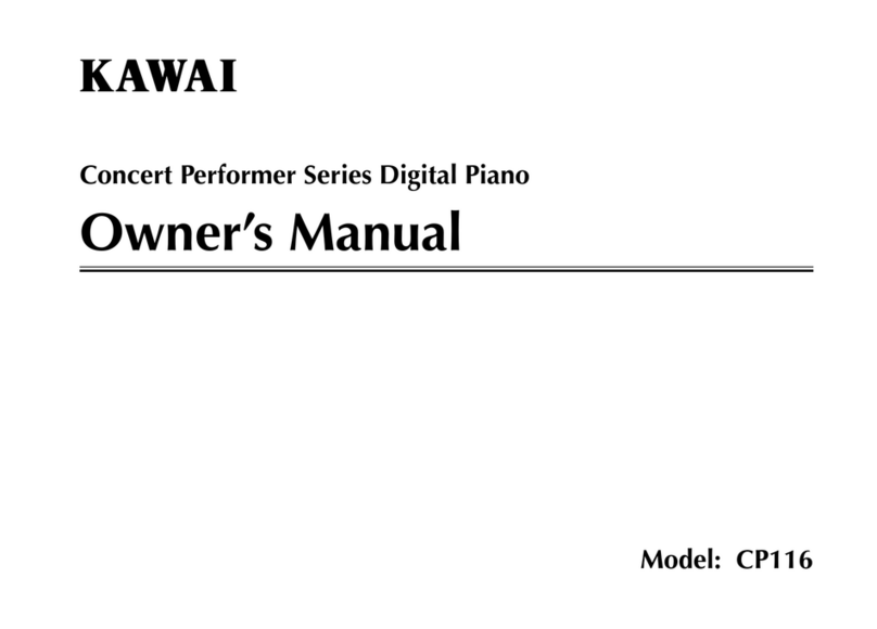 Kawai CP116 Manuel utilisateur
