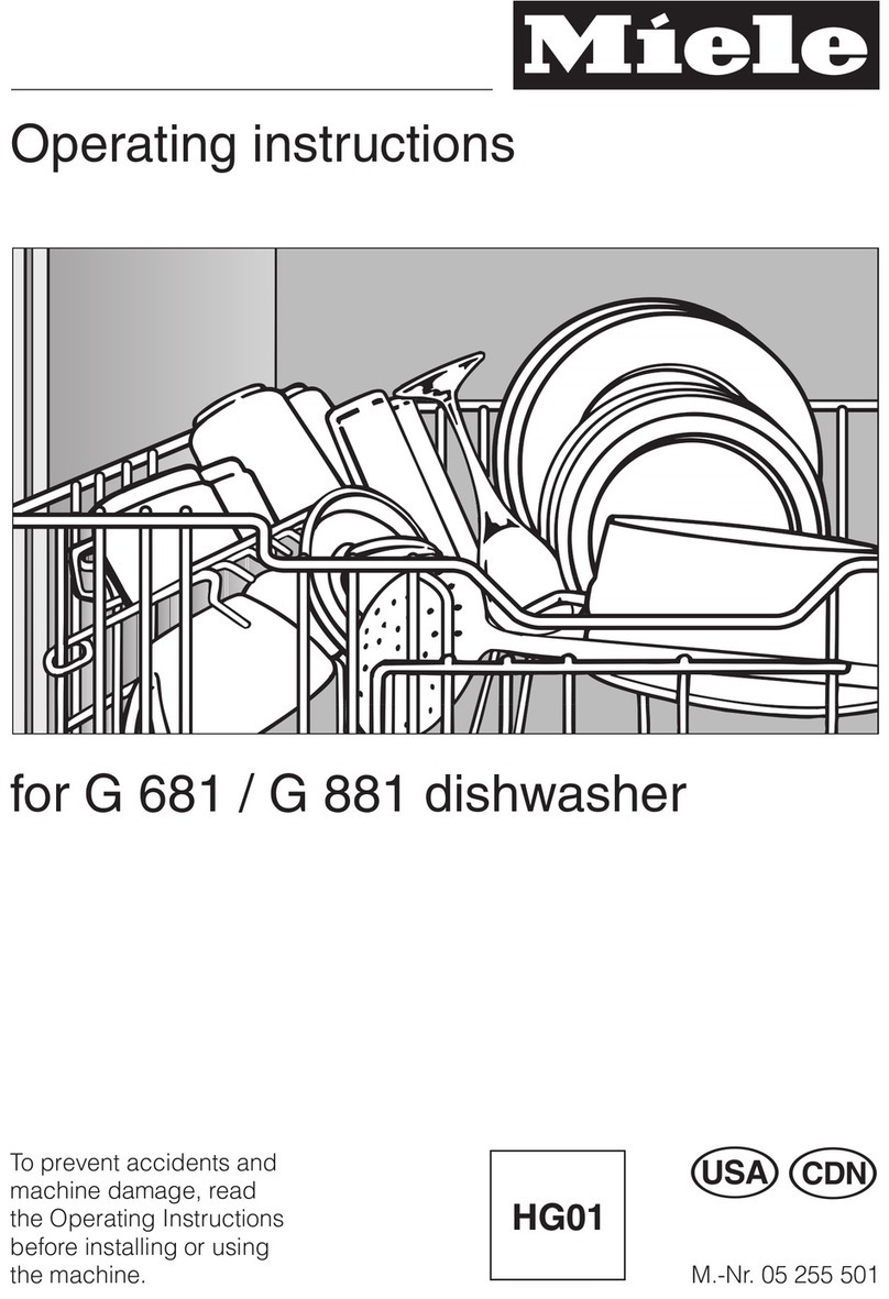 Miele G 881 Manuel utilisateur