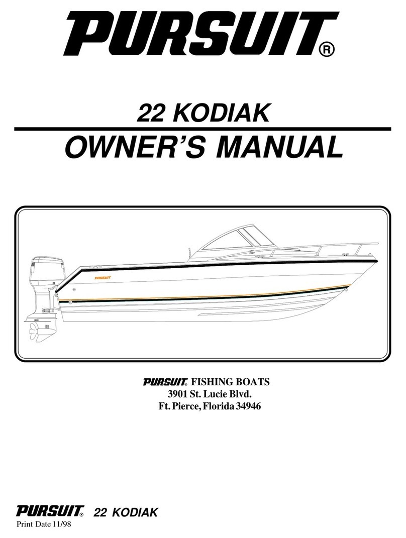 PURSUIT 22 KODIAK Manuel utilisateur