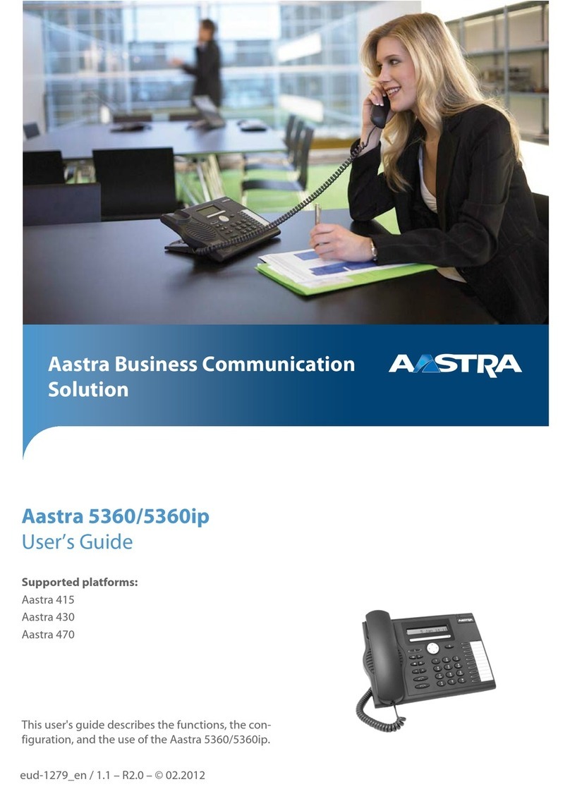 Aastra 5360 Manuel utilisateur