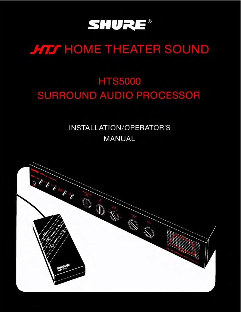 Shure HTS5000 Guide de l'administrateur