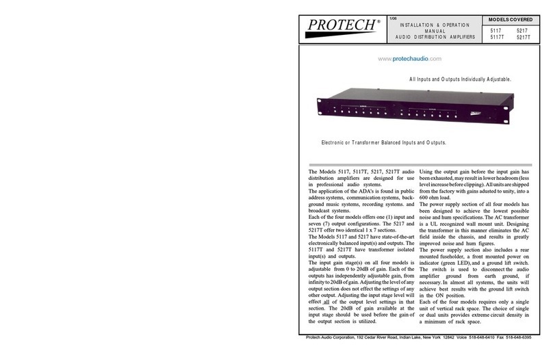 protech 5117 Manuel utilisateur