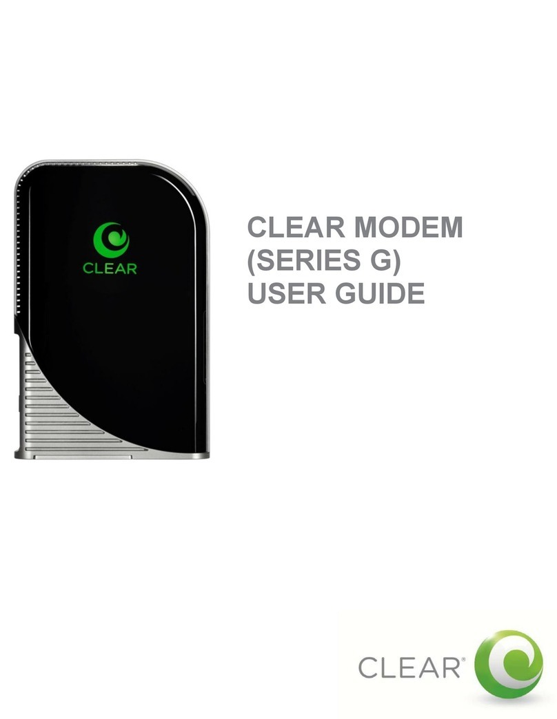 Clear G SERIES Manuel utilisateur