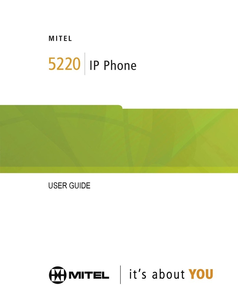 Mitel 5220 Manuel utilisateur