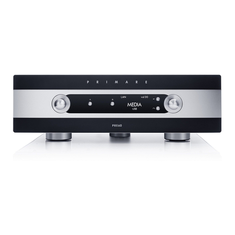 Primare PRE60 Manuel utilisateur