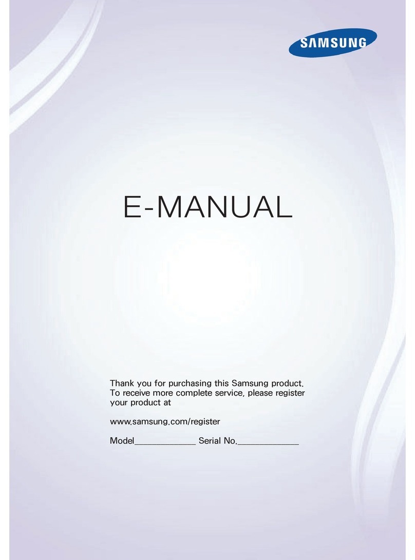 Samsung TV Mode d’emploi