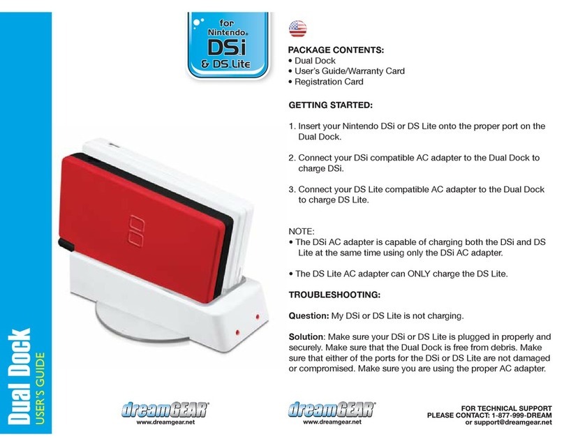 DreamGEAR Dual Dock Manuel utilisateur