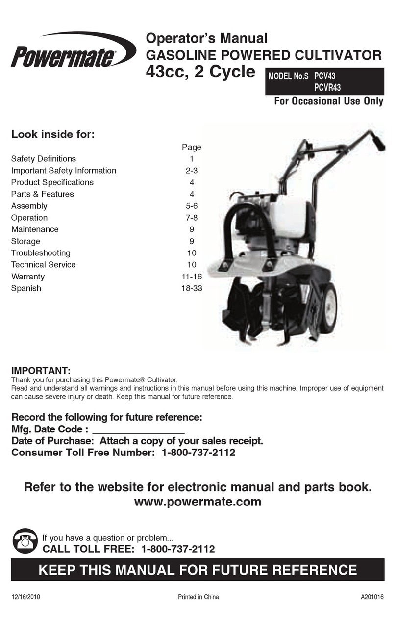 Powermate PCV43 Manuel utilisateur