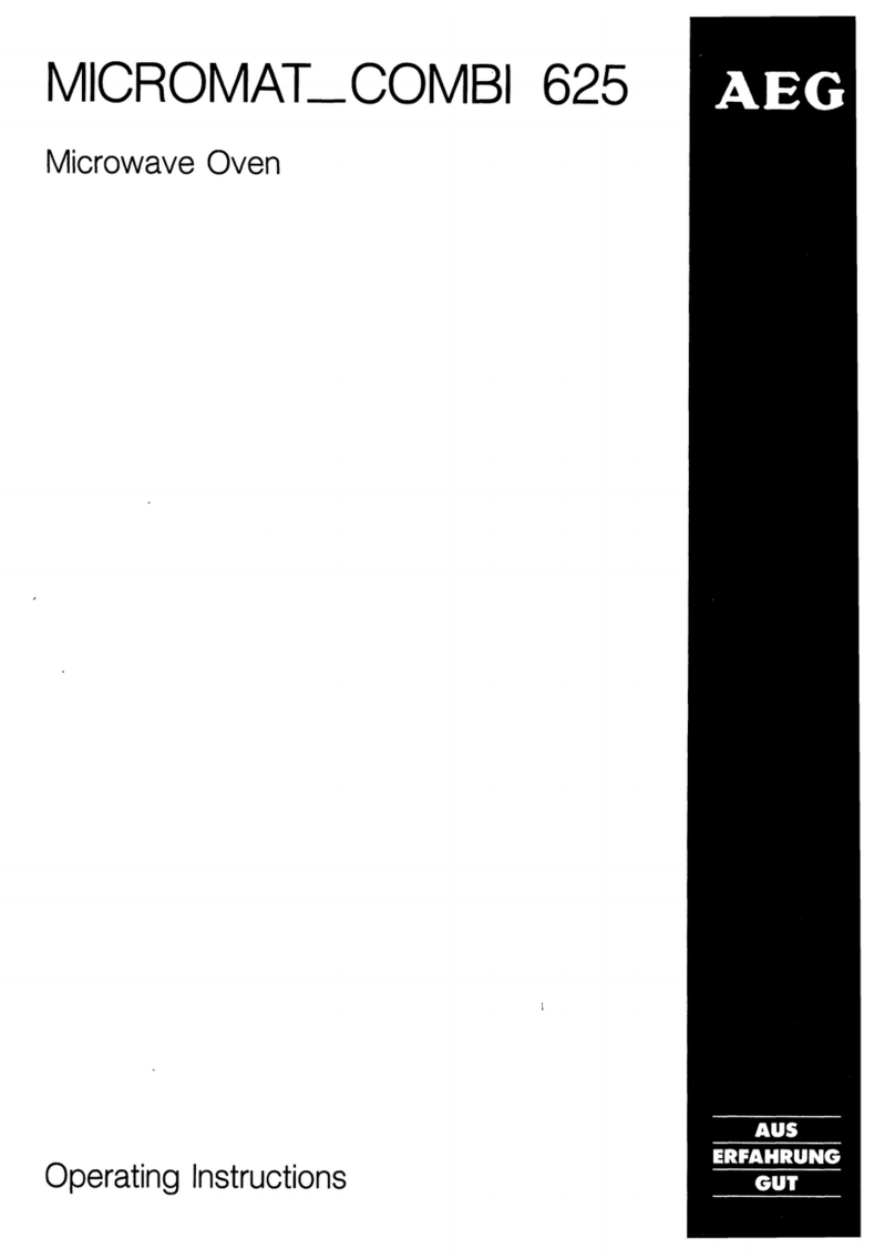 AEG MICROMAT COMBI 625 Manuel utilisateur