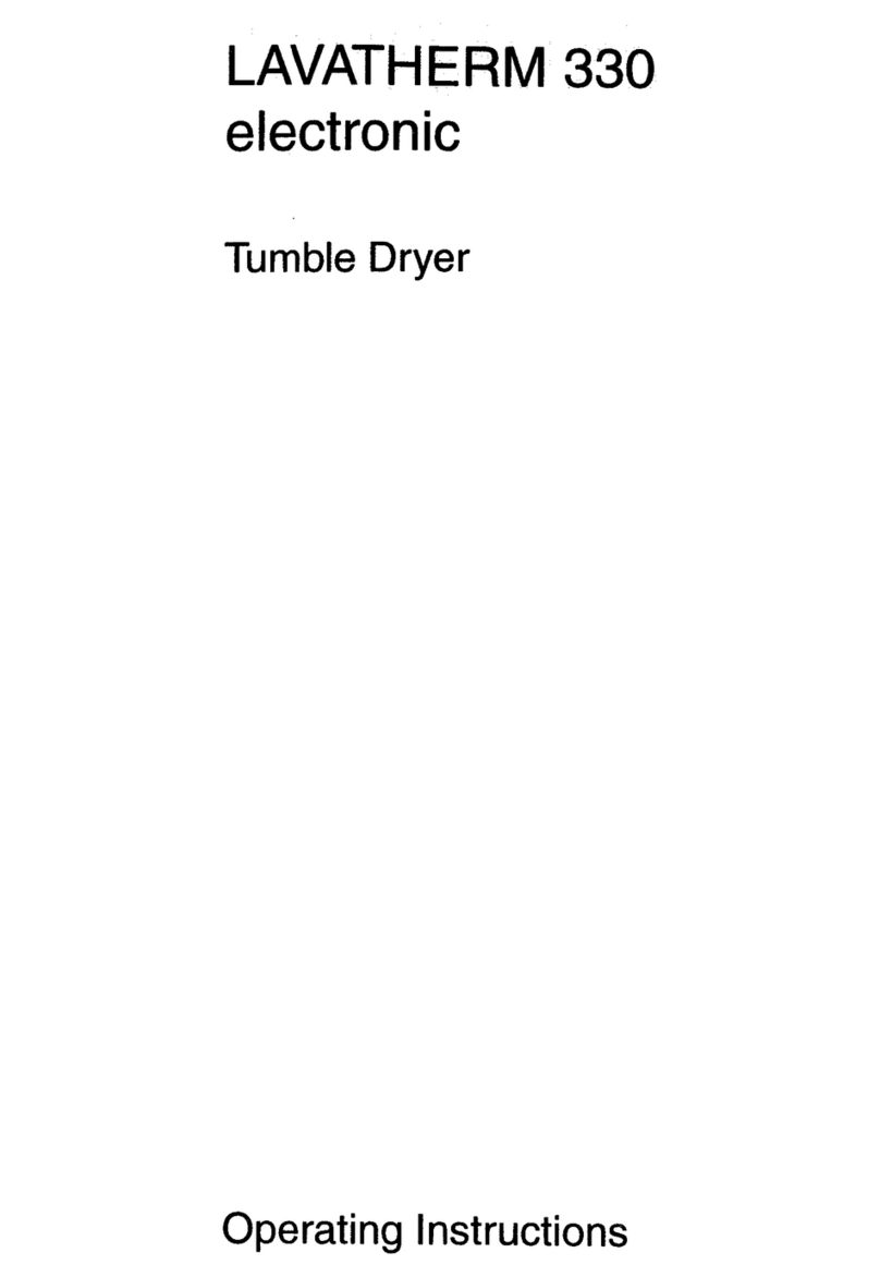 AEG Lavatherm 330 Electronic Manuel utilisateur